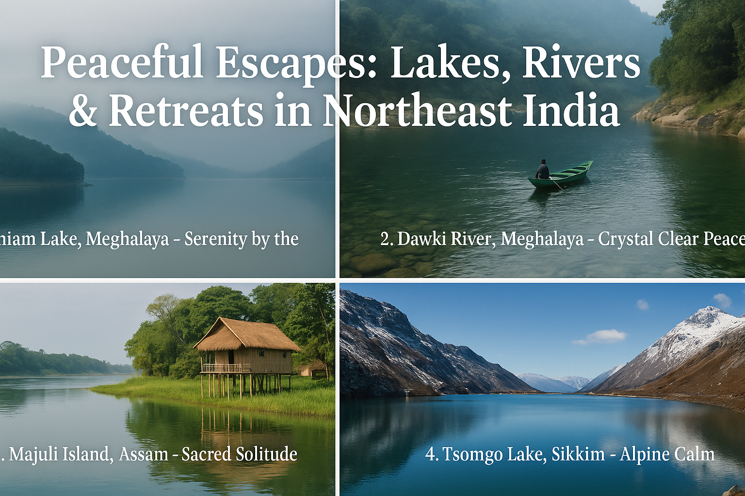 Peaceful Escapes: Lakes, Rivers & Retreats in Northeast India
