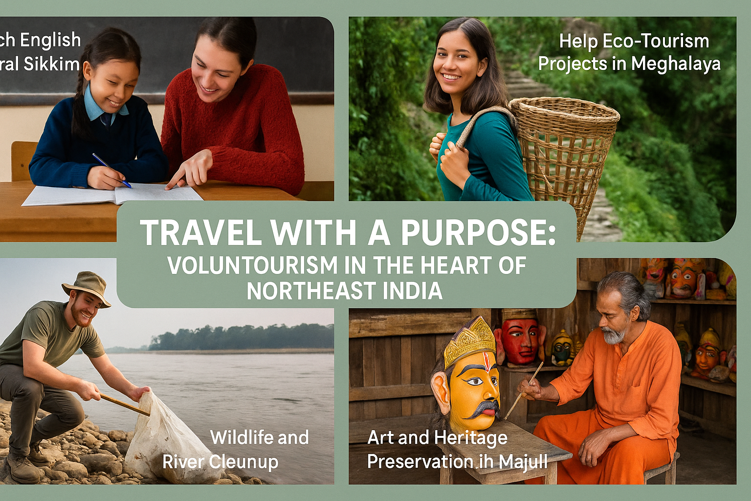 Travel with a Purpose: Voluntourism in the Heart of Northeast India